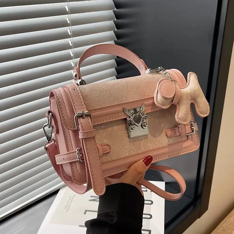 Sac à main bandoulière tendance en cuir PU, imperméable, lot de 3, capacité 2-2,9 L, pour fille, collection 2025